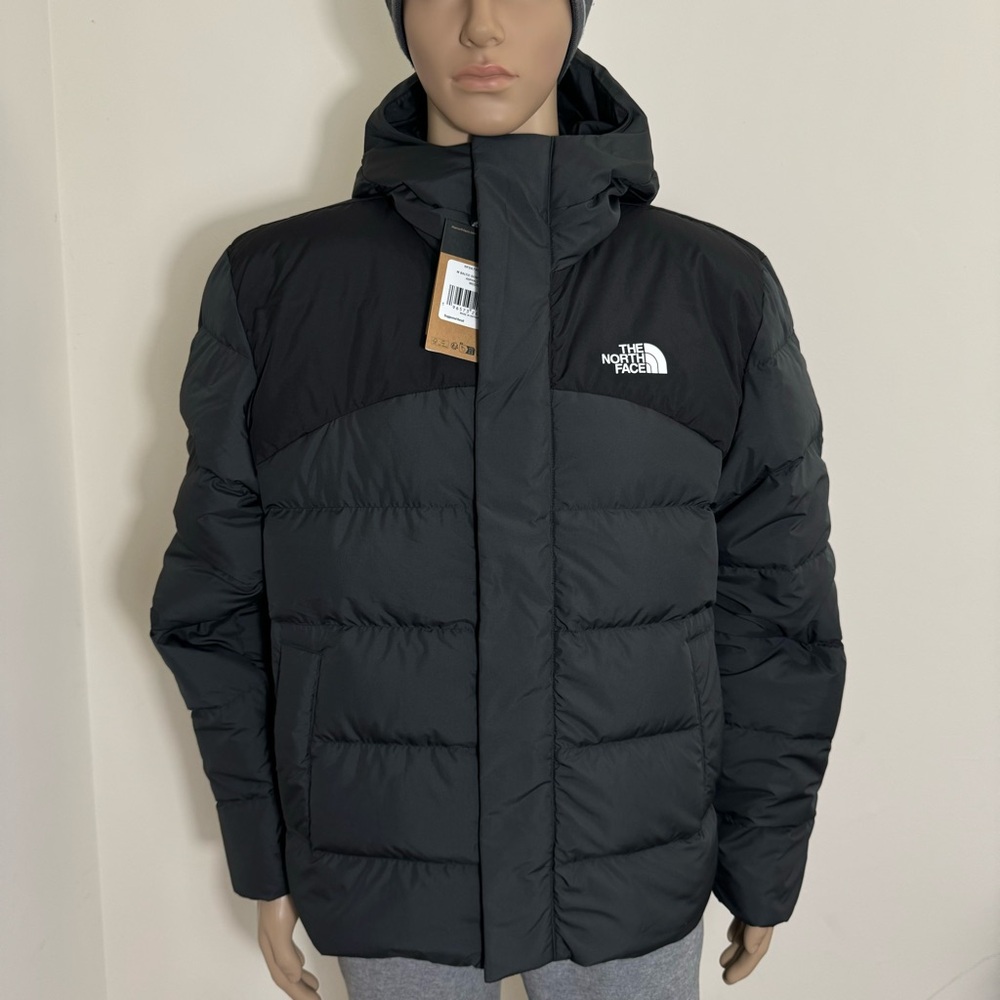 The North Face Men’s Baltic Down Hoodie Puffer Jacket Asphalt Grey S M L XL XXL